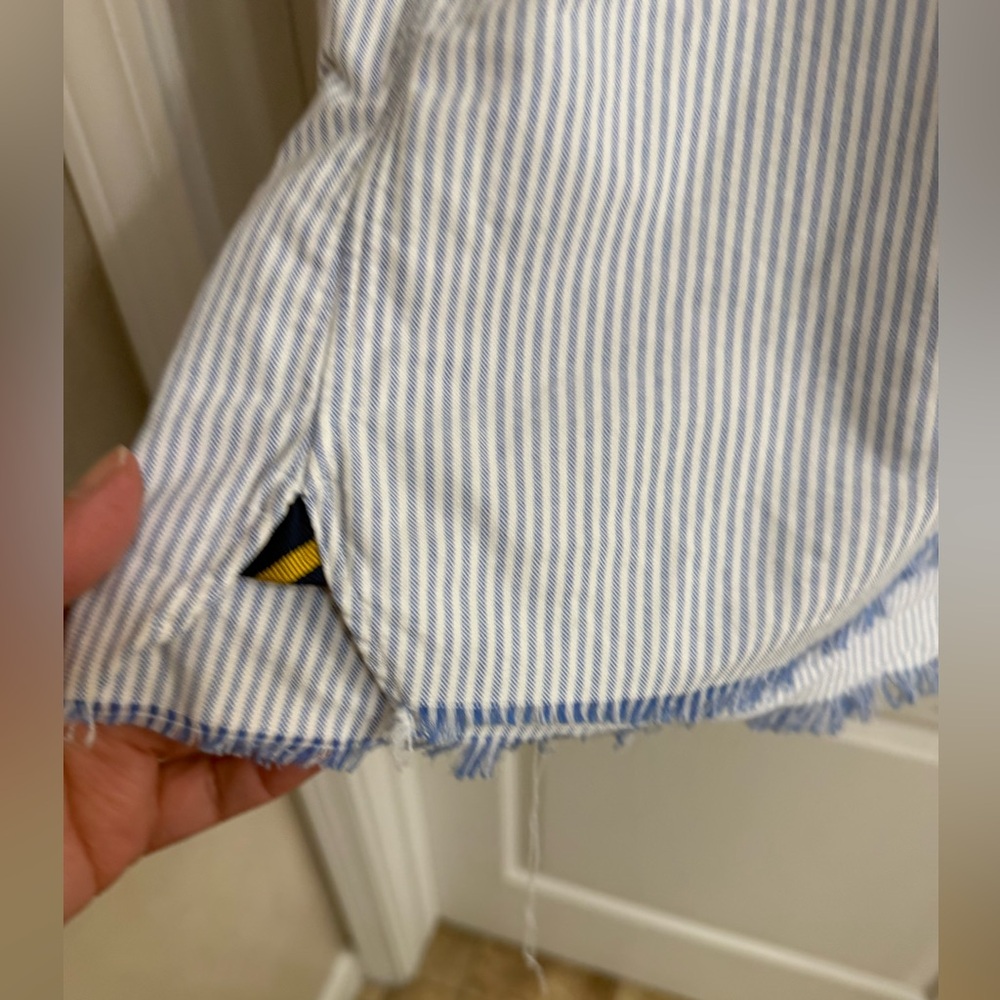 Polo Ralph Lauren Y2K Button Down Raw Hem - Picture 5 of 5